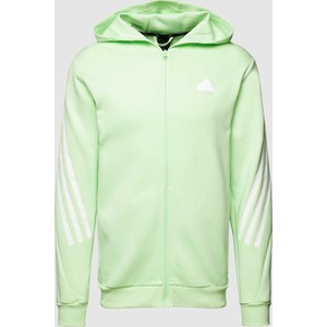 Zielona bluza Adidas Sportswear w sportowym stylu z kapturem