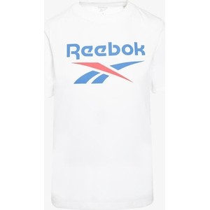 T-shirt Reebok z krótkim rękawem z okrągłym dekoltem w sportowym stylu