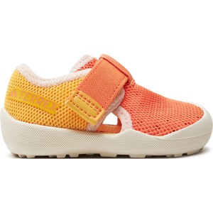 Pomarańczowe buty dziecięce letnie Adidas
