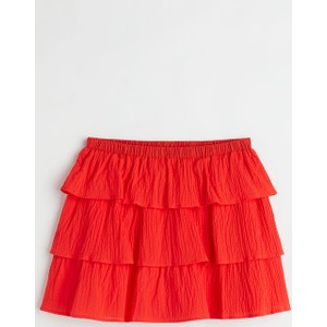 Czerwona spódnica H & M z tkaniny