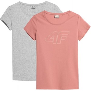 T-shirt 4F w stylu klasycznym z okrągłym dekoltem