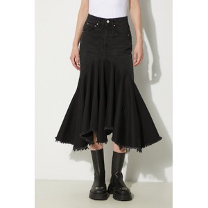 Czarna spódnica Vetements w młodzieżowym stylu z jeansu midi