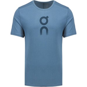 T-shirt On Running z krótkim rękawem w młodzieżowym stylu z nadrukiem