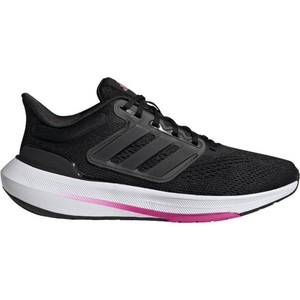 Czarne buty sportowe Adidas z płaską podeszwą sznurowane