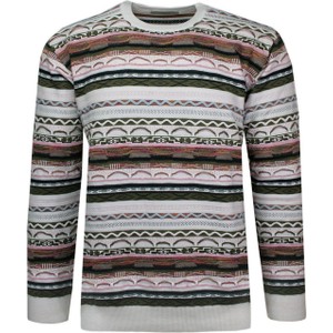 Sweter Yamak z okrągłym dekoltem w młodzieżowym stylu z tkaniny
