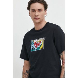 T-shirt Converse w młodzieżowym stylu z nadrukiem z bawełny