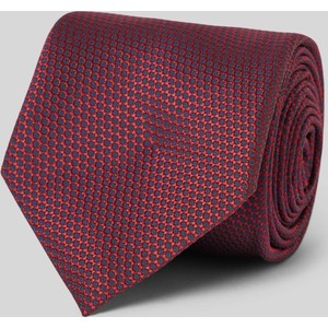 Czerwony krawat Hugo Boss
