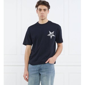 T-shirt Armani Exchange z bawełny w stylu casual z krótkim rękawem
