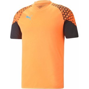 Pomarańczowy t-shirt Puma z krótkim rękawem
