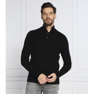 Sweter Calvin Klein ze stójką w stylu casual
