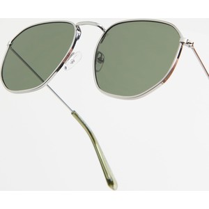 Cropp - Okulary przeciwsłoneczne typu aviator - srebrny