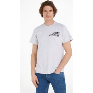 T-shirt Tommy Jeans w młodzieżowym stylu z krótkim rękawem z bawełny