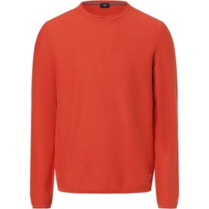 Pomarańczowy sweter Joop! z okrągłym dekoltem