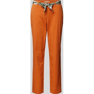 Pomarańczowe spodnie Christian Berg Woman w stylu retro
