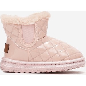 Różowe buty dziecięce zimowe born2be dla dziewczynek