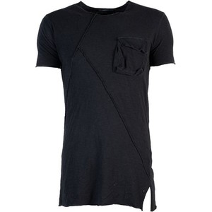 Czarny t-shirt La Haine Inside Us z bawełny z krótkim rękawem w stylu casual