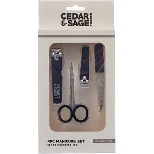 Cedar & Sage Cedar &amp;amp; Sage zestaw do manicure 4-pack