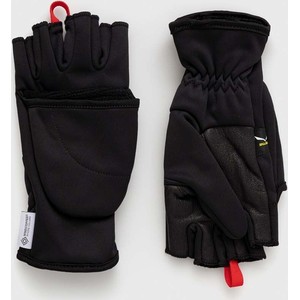 Czarne rękawiczki Salewa