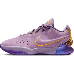 Fioletowe buty sportowe Nike w sportowym stylu z tkaniny
