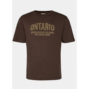 T-shirt Outhorn w młodzieżowym stylu z krótkim rękawem