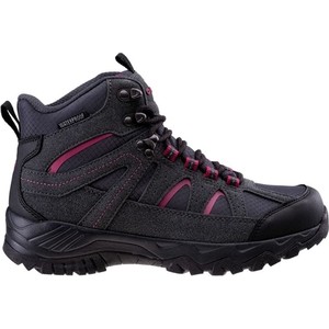 Czarne buty trekkingowe Hi-Tec z płaską podeszwą