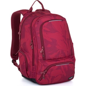 Czerwony plecak TOPGAL w młodzieżowym stylu