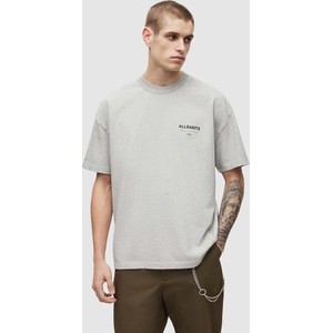 T-shirt AllSaints w stylu casual z bawełny z nadrukiem