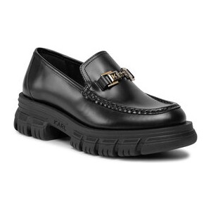 Czarne buty Karl Lagerfeld na platformie
