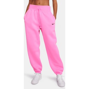 Różowe spodnie Nike z dresówki