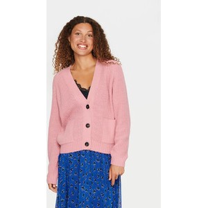 Różowy sweter Saint Tropez w stylu casual