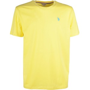 Żółty t-shirt U.S. Polo w stylu casual