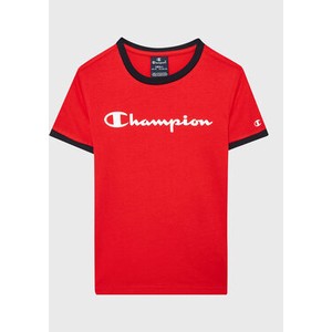 Czerwona koszulka dziecięca Champion