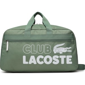Zielona torba podróżna Lacoste