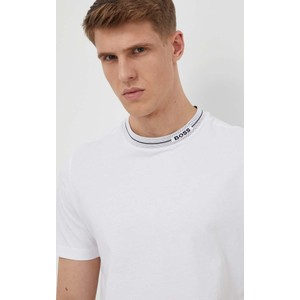 T-shirt Hugo Boss w stylu casual z bawełny z krótkim rękawem