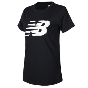T-shirt New Balance w sportowym stylu z krótkim rękawem z okrągłym dekoltem