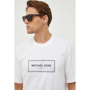 T-shirt Michael Kors w młodzieżowym stylu z krótkim rękawem z bawełny