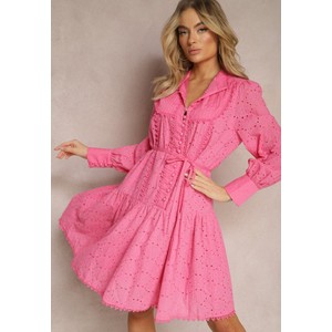 Różowa sukienka Renee w stylu retro