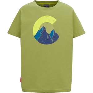 Zielona koszulka dziecięca Trollkids dla chłopców z bawełny