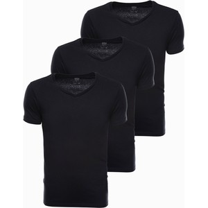Czarny t-shirt Ombre z krótkim rękawem