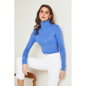 Niebieski sweter Unanyme Georges Rech w stylu casual
