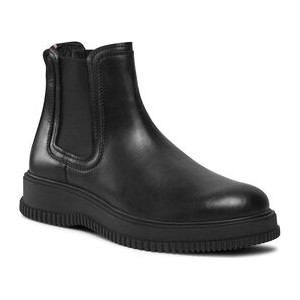 Czarne buty zimowe Tommy Hilfiger