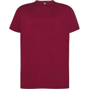 Czerwony t-shirt JK Collection z bawełny z krótkim rękawem w stylu casual