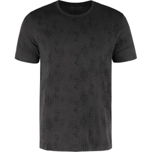 Czarny t-shirt Volcano z nadrukiem