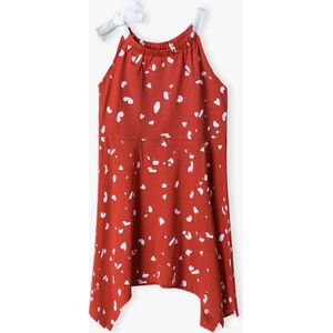 Czerwona sukienka dziewczęca Lincoln & Sharks By 5.10.15. z bawełny