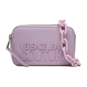 Fioletowa torebka Versace Jeans na ramię mała