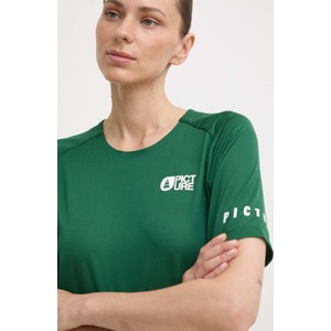 Zielony t-shirt Picture w stylu casual z krótkim rękawem