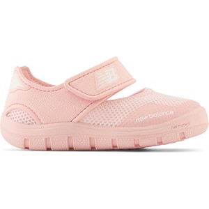 Różowe buty dziecięce letnie New Balance dla dziewczynek na rzepy