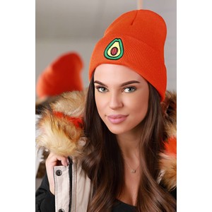 Pomarańczowa czapka IVET