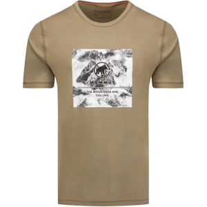 T-shirt Mammut z nadrukiem w młodzieżowym stylu z krótkim rękawem