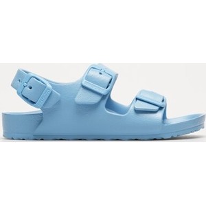 Niebieskie buty dziecięce letnie Birkenstock na rzepy